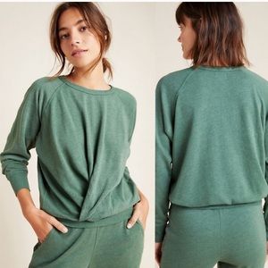 Sundry Green Twist Sweatshirt